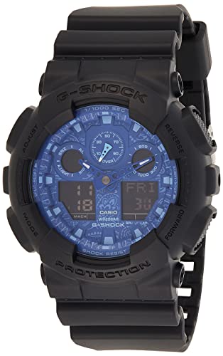 Casio G-Shock Analog-Digital Blue Dial Men GA-100BP-1ADR (G1238)