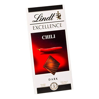 Lindt Excellence Chilli Intense Chocolate, 2 X 100 g