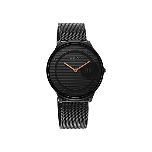 Titan Analog Black Dial Men's Watch-1843NM02