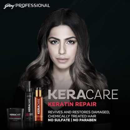 Godrej Professional Keracare Nourish Shine Argan Hair Oil (100ml) | For Glossy Nourished Hair | No Sulphate & Paraben | UV-Protect Formula