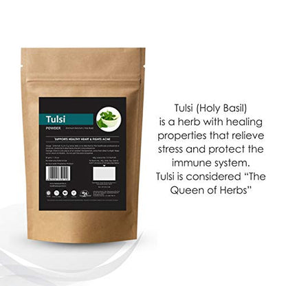 Herb Essential Pure Tulsi Ocimum Sanctum Holy Basil Powder - 50 g