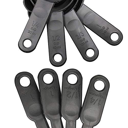 Combo Stainless Steel Measuring Cups & Spoons set - 8pcs