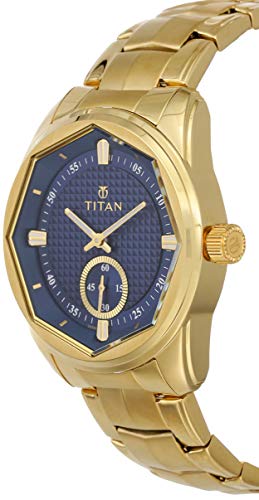 Titan Regalia Sovereign Analog Blue Dial Men's Watch-NL1749YM01/NP1749YM01