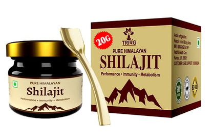 Trivang by Vedrisi Pure Original Himalayan Shilajit/Shilajeet Resin, Liquid 100% Natural Resin 20G Pack