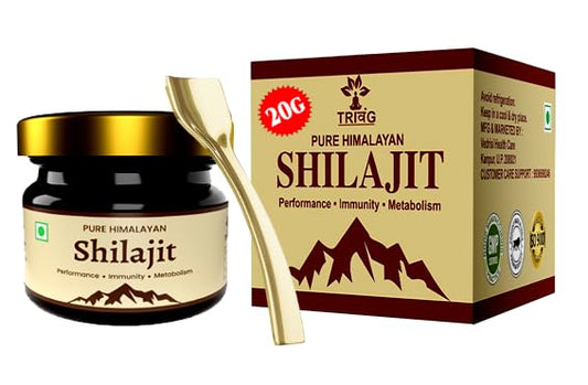 Trivang by Vedrisi Pure Original Himalayan Shilajit/Shilajeet Resin, Liquid 100% Natural Resin 20G Pack