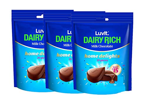 LuvIt Dairy Rich Home Delights Chocolates | Gift Combo, 3x 378g