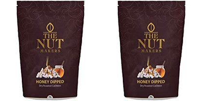 The Nut Makers Honey Dipped Cashews-80gms- Pack of 2