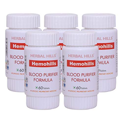 Herbal Hills Hemohills - Blood Purifier Formula 60 Tablets - Pack of 5