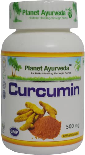 Planet Ayurveda Curcumin Capsules - 60 Capsules, Pack of 1