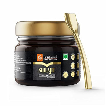 Krishna's pure shilajit/shilajeet -30 g -original resin pack of stamina booster, himalayan sudh shilajit -30 g