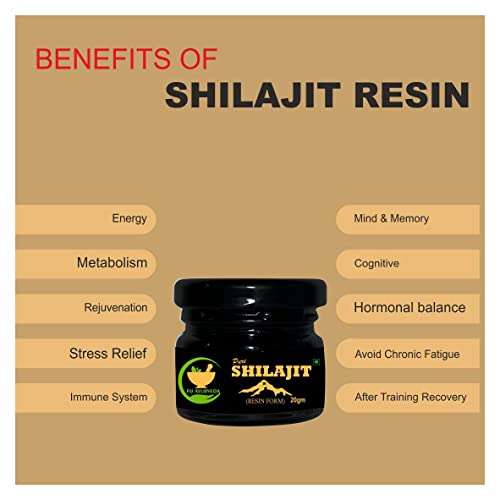 FIJ AYURVEDA Pure Ayurvedic Shilajit/Shilajit Resin (Semi Liquid) | Shudh Shilajit | Supports Strength, Stamina & Energy - 20Gm (Pack of 1)