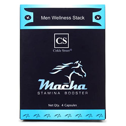 CIRKLE STREET Macha Capsules for Men|Pack of 4 (CSMACHA_4)