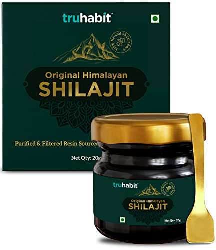 TruHabit Original Himalayan Shilajit for Man/Woman (20g), Shilajit Original Resin