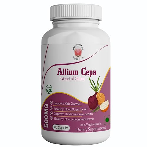 Diagnose to Cure Allium Cepa Extract of Onions 60 Capsules Pack of 1