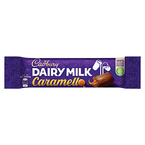 Cadbury Caramello Milk Chocolate With Caramel (Imported), 40g (Pack Of 12)