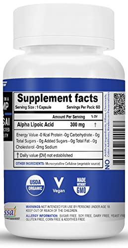 Nutrija-Alpha Lipoic Acid 300Mg 60 Capsules