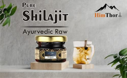 HimThor Shilajit Resin Pure Ayurvedic Liquid - 20 Grams