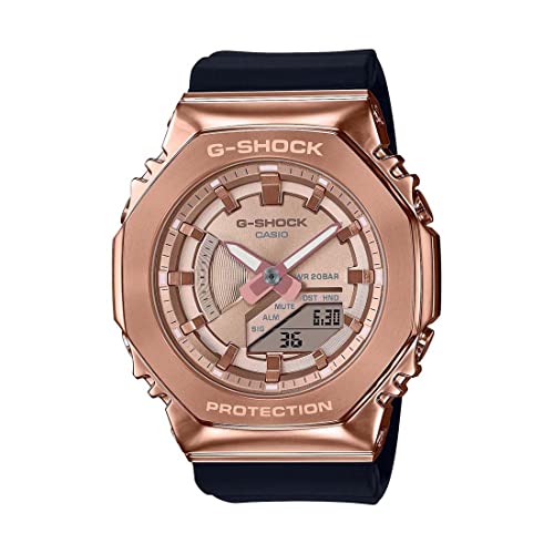 Casio G-Shock Analog-Digital Rose Gold Dial Women GM-S2100PG-1A4DR (G1165)