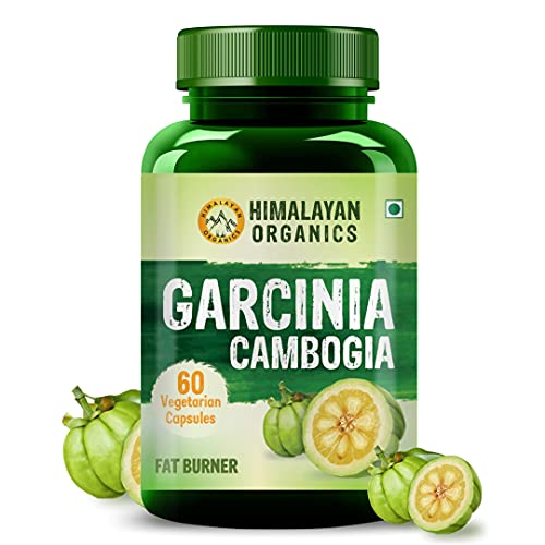 Himalayan Organics Garcinia Cambogia Tea Extract 1000Mg Supplement | Weight Loss Management, Fat BurBoosts Metabolism & Energy Levels- 60 Veg Capsules