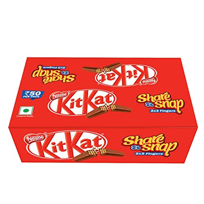 NESTL? KITKAT® Share & Snap, 2x3 Fingers Wafer Bar –57g, Pack of 14 Units, 798g