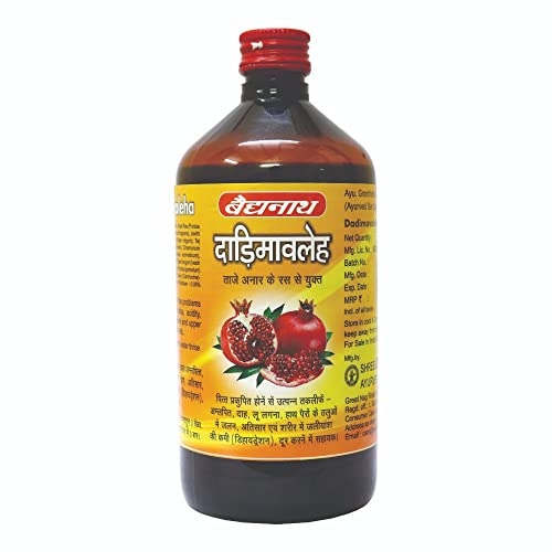 Baidyanath Nagpur Dadimavaleha syrup with Pomegranate - 450 ML