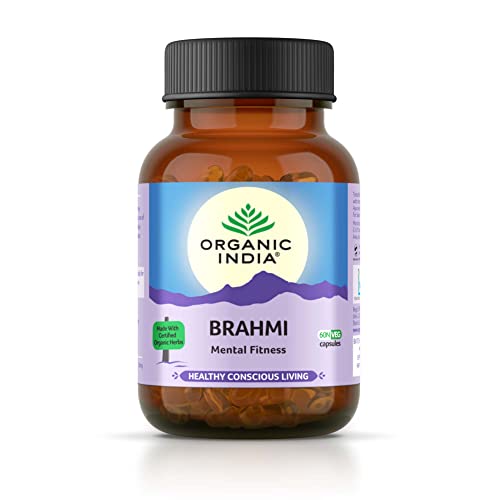 ORGANIC INDIA Brahmi Pack of 60 N Veg Capsules