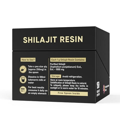 Dr. Vaidya’s Herbo24Turbo Shilajit Resin - 20 g | 100% Pure Himalayan | >75% Fulvic Acid & 80+ Trace Elements | Lab Tested