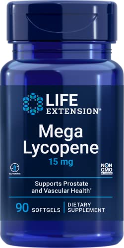 Life Extension Mega Lycopene Extract 15 Mg, 90 softgels