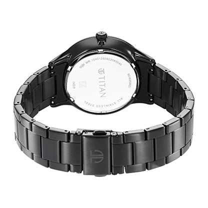 Titan Analog Black Dial Men's Watch-90145NM01