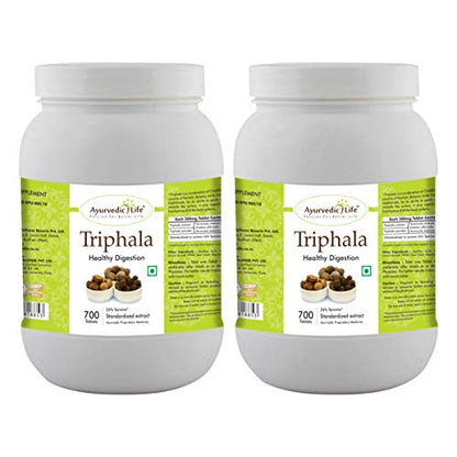 Ayurvedic Life Triphala- 700 Tablets, Pack of 2