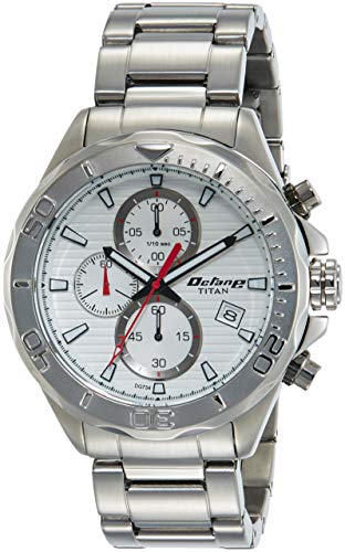 Titan Octane Analog Silver Dial Men's Watch-NL90087KM01/NP90087KM01