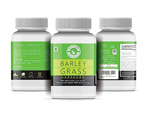 Holy Natural Barley Grass Capsule 120 Veggie Caps