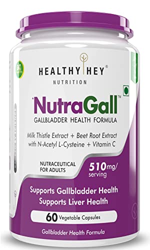 HealthyHey Nutrition NutraGall - Gallbladder Health Formula - 60 vegetable capsules