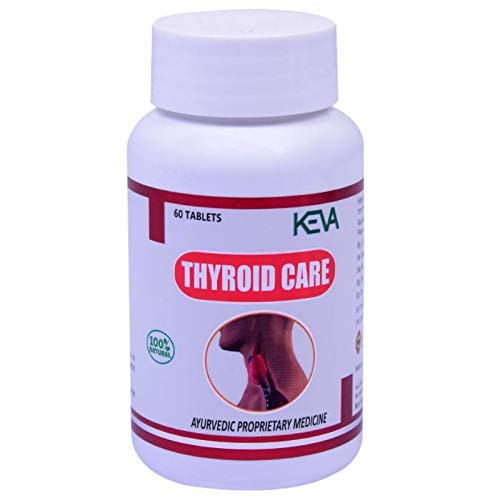 Keva Thyroid Care-60 Veg Capsules I Supports Thyroid Function & Healthy Cellular Metabolism I For both Men & Women