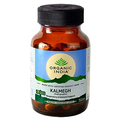 ORGANIC INDIA Kalmegh 60 Veg Capsules (Pack of 1)