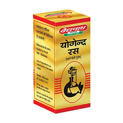 Baidyanath Yogendra Ras with Gold & Pearl - 10 Tablets