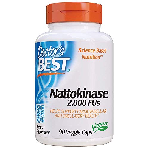 Doctor's Best Nattokinase 2,000 Fus 90 Veggie Caps