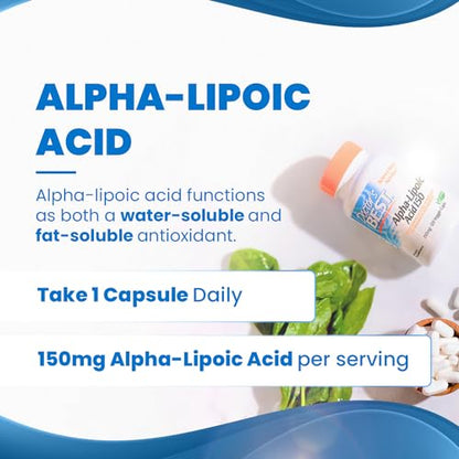 Doctor's Best Alpha Lipoic Acid 150 Mg - 120 Veggie Caps