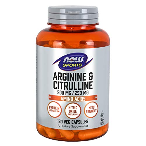 Now Foods Arginine and Citrulline Veg Capsules - 120 Veg Capsules