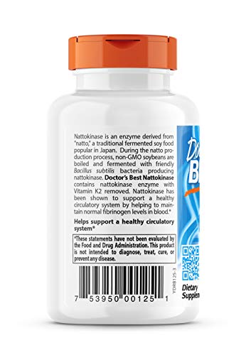 Doctor's Best Nattokinase 2,000 Fus - 90 Veggie Caps