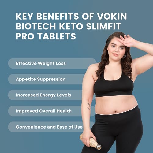 Vokin Biotech Keto Slim Tablets For Weight Loss Dietary Supplement Effervescent Water Soluble (20 Tablets) Pack Of 2