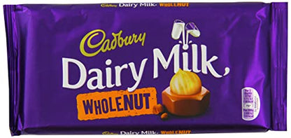 Cadbury Dairy Milk Bar Wholenut, 200 g