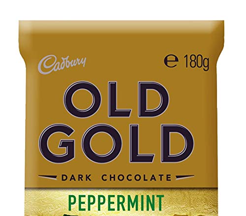 Cadbury Old Gold Peppermint Dark Chocolate, 6.35 oz / 180 g