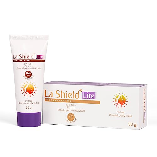 La Shield Lite SPF 50 Mineral Sunscreen | Skin lightening in 3 Weeks | Even Skin tone | PA +++ | All Skin types | 50 gm