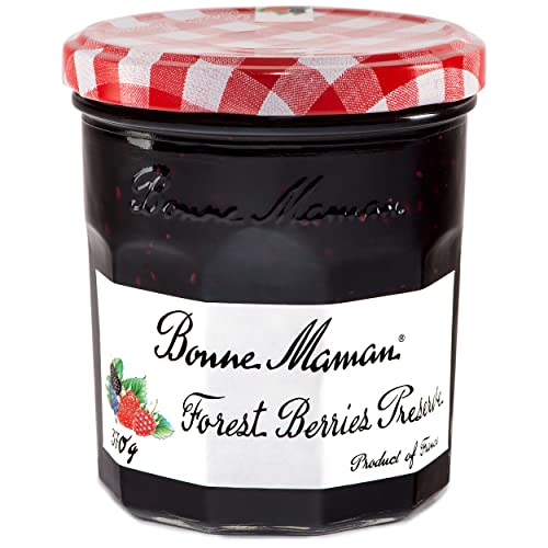 Bonne Maman Forest Berries Preserve, Marmalade Fruit Jam, 13 oz / 370 g