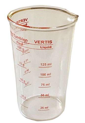 VERTIS Measuring Tumbler 0.125L (Borosilicate Glass)