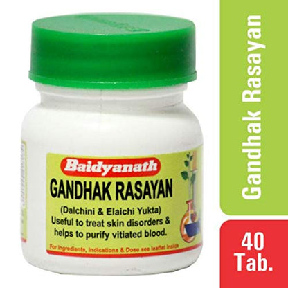 Baidyanath Gandhak Rasayan Pack of 1-40 Tab