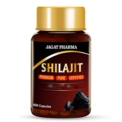 Jagat Pharma Shilajit 60 Capsules, Pack of 1, MultiColour