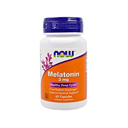 Now Foods Melatonin 3mg - 60 Veg Capsules