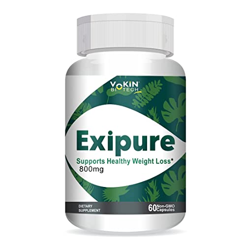 Vokin Biotech Exipure 60 Capsules With Perilla 150mg & Kudzu 150mg Helps To Turn Fat Into Energy | Iolism | Supports Fat Burn | Weight Loss Supplement